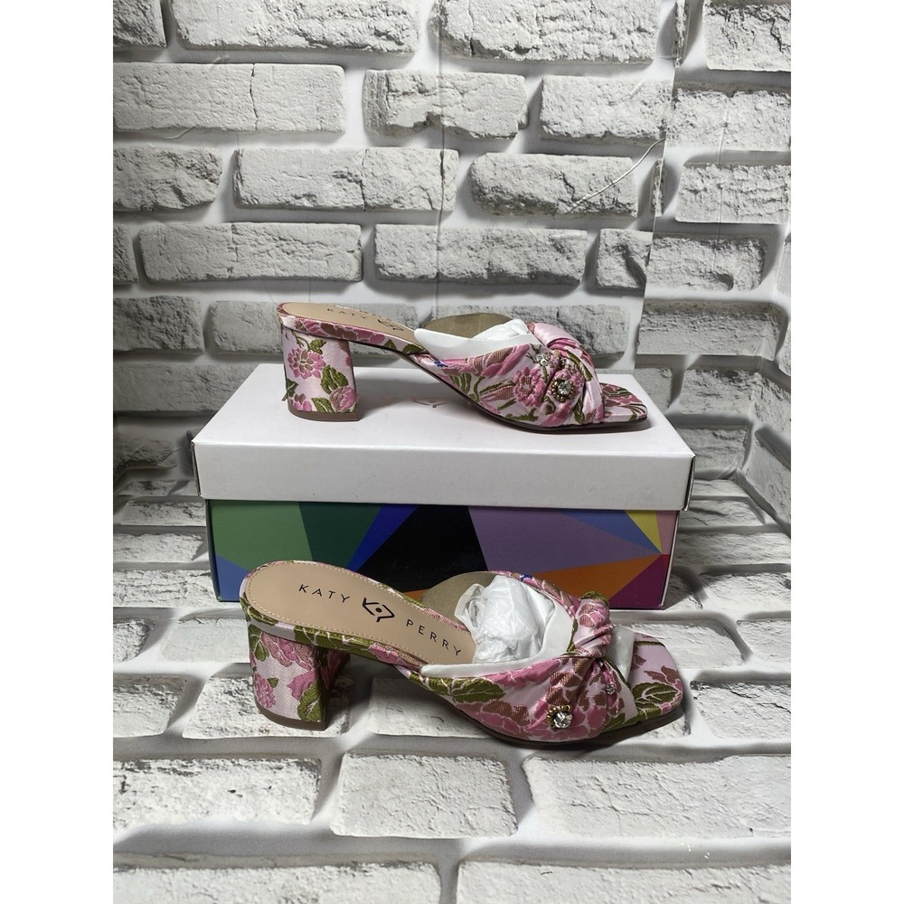 Katy Perry Collections THE TOOLIPED TWISTED SANDAL in Vintage Pink Multi Size 5M